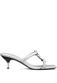 Tory Burch Mules Miller Bombé 55mm - Argento