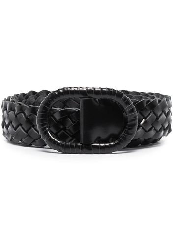 Totême TOTEM SLIM BRAID BELT - Nero