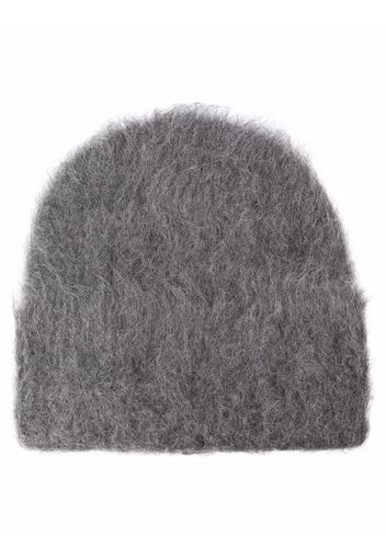 Totême textured wool beanie - Grigio