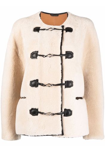 Totême Teddy shearling jacket - Toni neutri