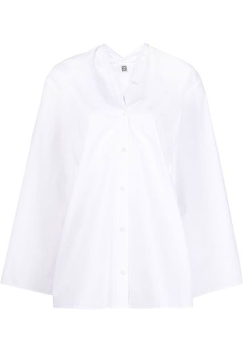 Totême Blusa con scollo a V - Bianco