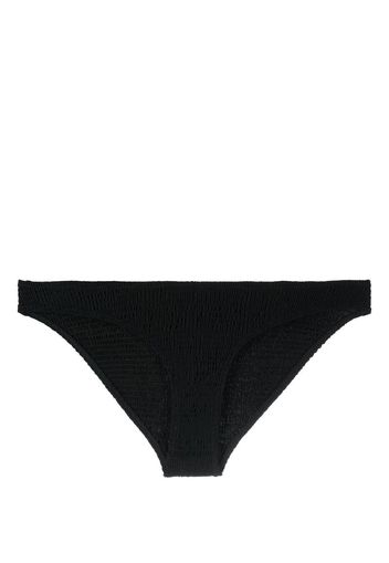 Totême Slip bikini con effetto - Nero