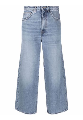 Totême high-waisted wide-leg jeans - Blu