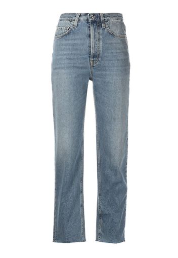 Totême Jeans dritti crop - Blu