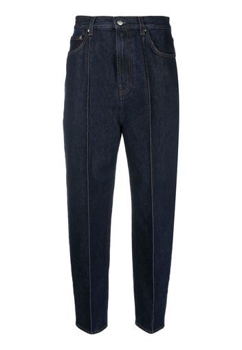 Totême high-waist cropped jeans - Blu