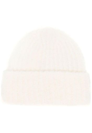 Totême chunky ribbed-knit beanie - Toni neutri