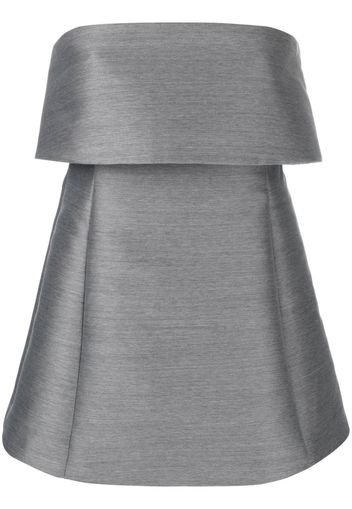 TOTEME Top smanicato con strati - Grigio