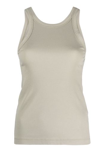 TOTEME crew-neck ribbed tank top - Verde