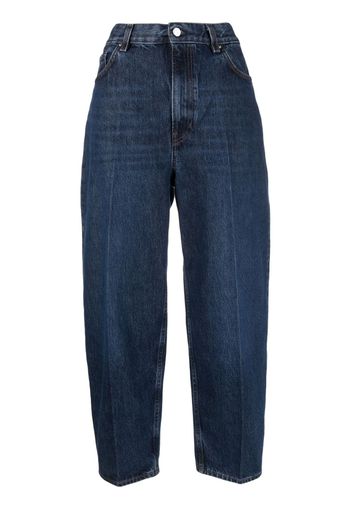 TOTEME tapered high-waist jeans - Blu