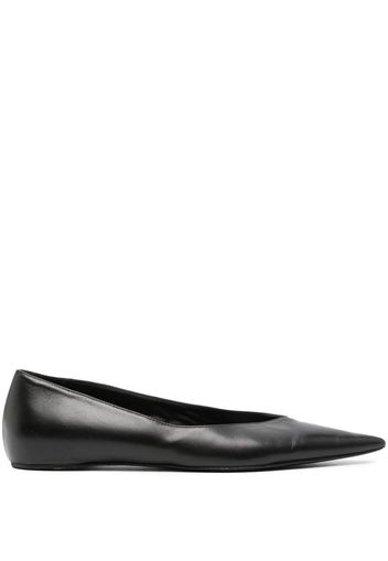 TOTEME The Asymmetric ballerina shoes - Nero