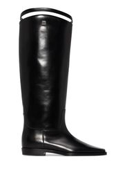 Totême TOTEME RIDING BOOT FLT BT KH SQTOE CLF S - Nero