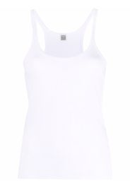 Totême scoop-neck vest top - Bianco