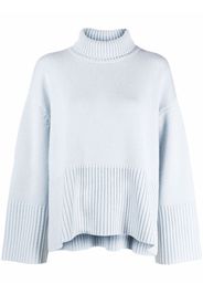 Totême roll-neck cashmere-blend jumper - Blu