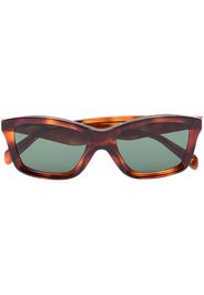 Totême The Classics square-frame sunglasses - Marrone