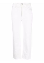 Totême Jeans dritti crop - Bianco