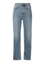 Totême Jeans dritti crop - Blu