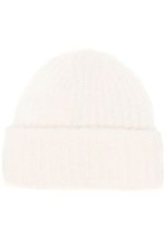 Totême chunky ribbed-knit beanie - Toni neutri