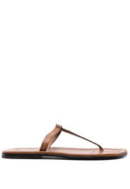 TOTEME Sandali slides infradito - Marrone