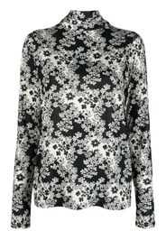 TOTEME Blusa a fiori - Nero