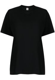 TOTEME crew-neck cotton T-shirt - Nero