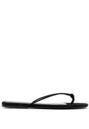 TOTEME The Knot suede sandals - Nero