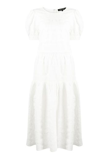 tout a coup textured top and skirt set - Bianco