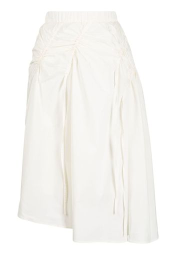 tout a coup elasticated-waistband gathered skirt - Bianco