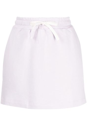 tout a coup drawstring cotton A-line skirt - Viola