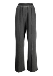 tout a coup cotton straight-leg trousers - Grigio