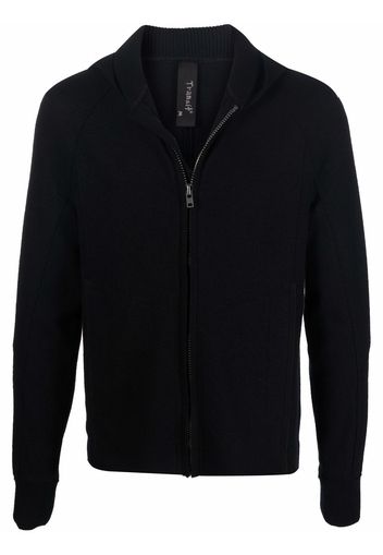 Transit slim-fit zipped hoodie - Nero