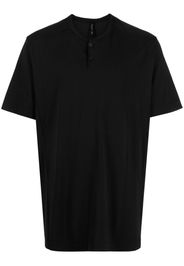 Transit button-fastening cotton T-shirt - Nero