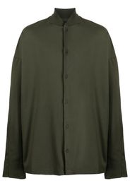 Transit baseball-collar cotton shirt - Verde