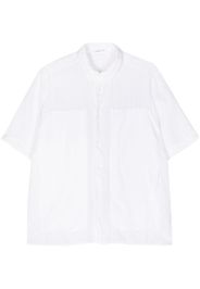 Transit decorative-stitching shortsleeve shirt - Bianco