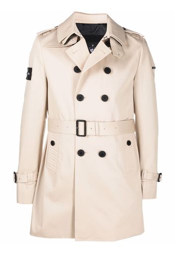 TRENCH LONDON Rake-slim trench coat - Toni neutri