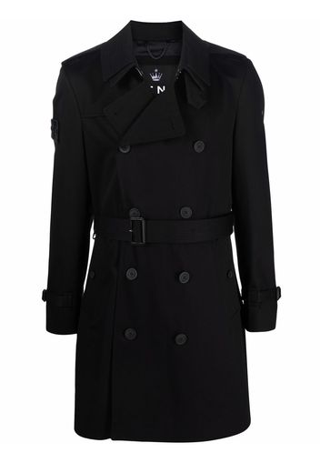 TRENCH LONDON Rake-slim trench coat - Nero