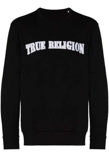 TRUE LOGO CRW SWT BLK WHT