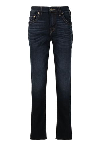 True Religion Rocco contrast stitch jeans - Blu