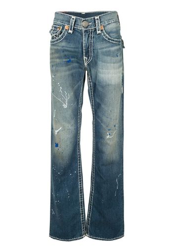 Jeans effetto schiarito