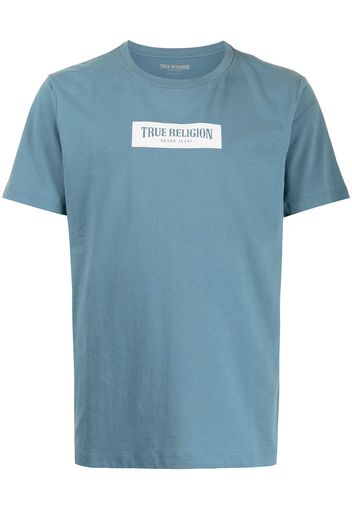 True Religion T-shirt con stampa - Blu
