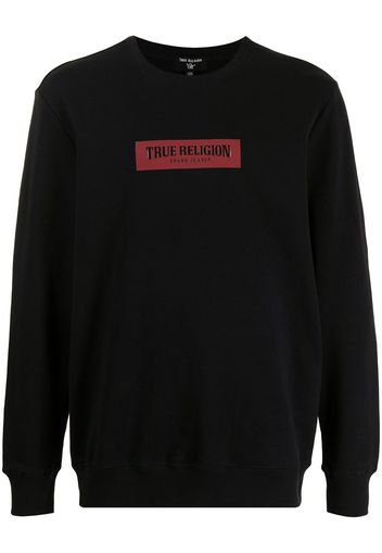 True Religion Felpa con logo - Nero