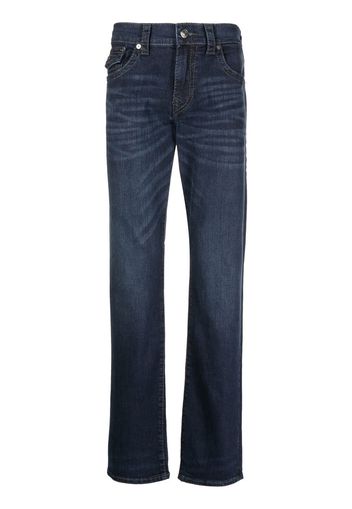 True Religion Jeans dritti con vita media - Blu