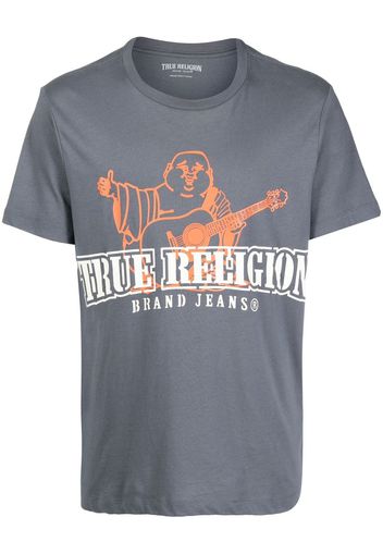 True Religion T-shirt con stampa grafica - Grigio