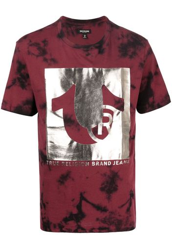 True Religion tie-dye graphic-print T-shirt - Rosso