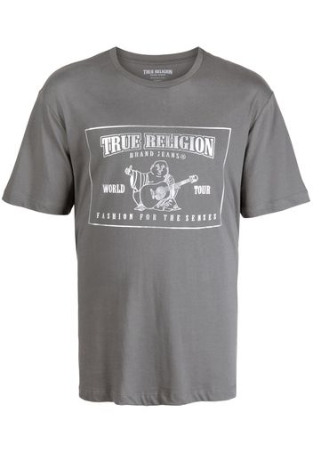 True Religion graphic-print cotton T-shirt - Grigio