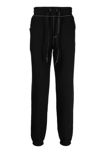 True Religion Big T contrast-stitch track pants - Nero