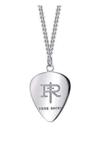 True Rocks Collana plectrum mini - Argento