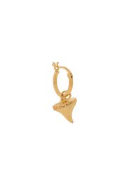 Shark Tooth single hoop earring