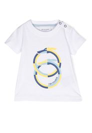 TRUSSARDI JUNIOR logo-print detail T-shirt - Bianco
