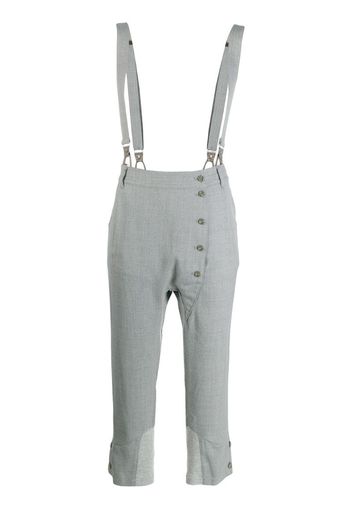 brace detail trousers