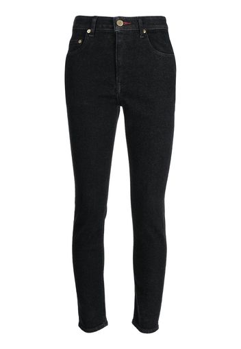 Tu es mon Tresor Jeans skinny The Ruby con vita media - Nero